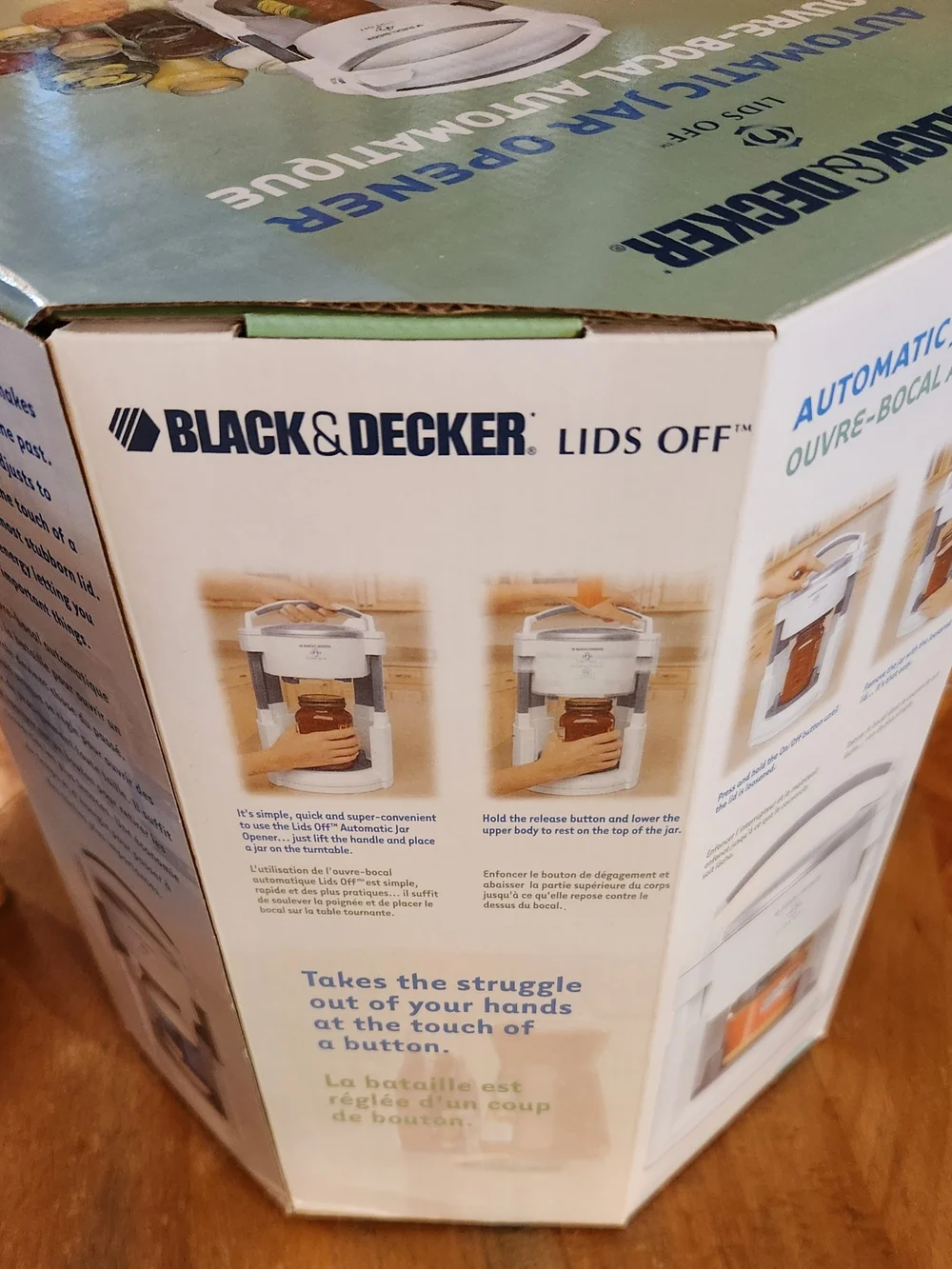 Black & Decker White and Gray Automatic Jar Opener - Countertop Model